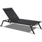 Adjustable Outdoor Patio Lounge Chaise Armless Sling Chair Folding Design